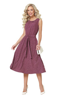 Платье женское DSTrend Парижские страсти бордовое 48 RU