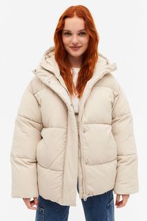 Куртка женская Monki 1007072003 бежевая 2XL (доставка из-за рубежа)