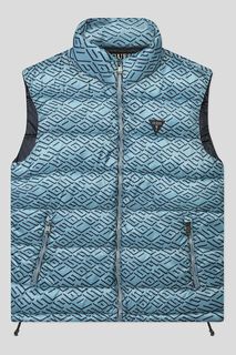 Утепленный жилет мужской Guess M3RN13 WF4G2 синий 2XL