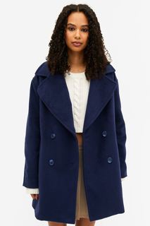 Пальто женское Monki 1129911001 синее XS (доставка из-за рубежа)