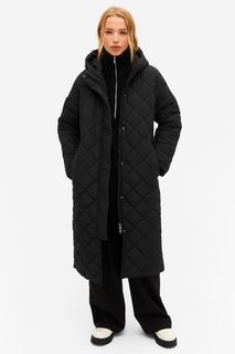Пальто женское Monki 1005215001 черное XL (доставка из-за рубежа)