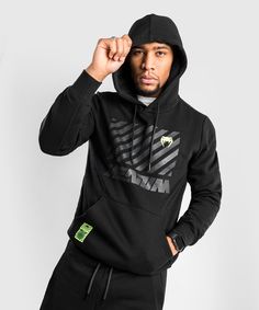 Худи мужское Venum VENUM-04255-001 черное L