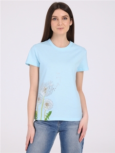 Футболка женская Апрель 1ЖДФК3350001 голубая 88/164