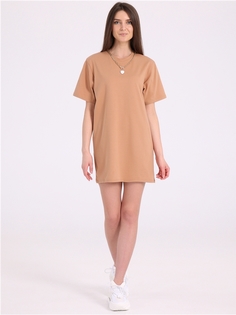 Платье женское Апрель 1ЖПК4397804 бежевое 96-100/164
