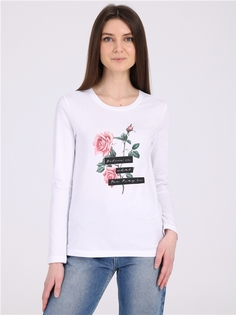 Лонгслив женский Апрель 1ЖДЛД4214001 белый 92/164