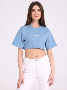 Футболка женская Апрель 1ЖДФК4339804 голубая 84/164