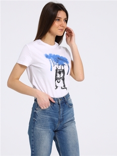 Футболка женская Апрель 1ЖДФК2657001 белая 96/164