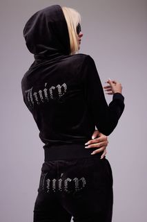 Толстовка женская Juicy Couture JCCA221006/101 черная 44 RU