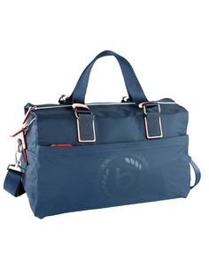 Дорожная сумка женская Bugatti 493608 синяя, 33х44х19 см
