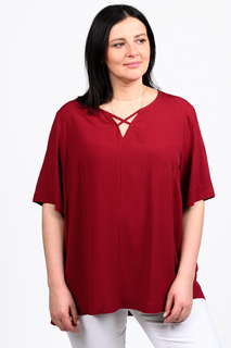 Блуза женская SVESTA C2861 бордовая 60 RU