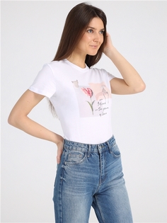 Футболка женская Апрель 1ЖДФК2657001 белая 84/164