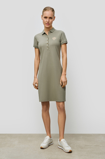 Платье женское Baon B451201 зеленое 2XL