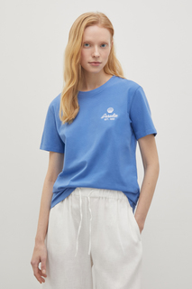Футболка женская Finn Flare FSD110152 синяя M