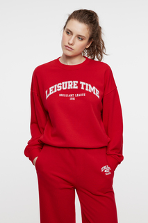 Свитшот женский Befree 2321727912 красный XS