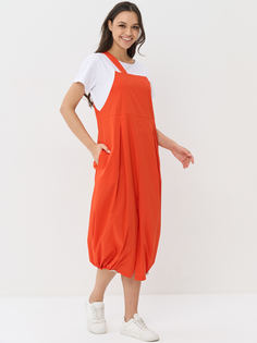 Платье женское VAY 5231-3733 оранжевое 54 RU