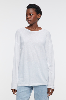 Лонгслив женский Befree 2321236434 белый XL