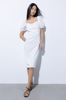 Платье женское Incity 1.1.1.23.01.44.06811 белое M