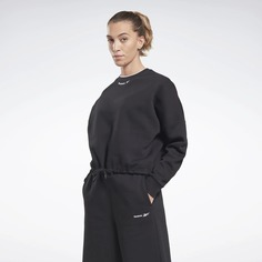 Свитшот женский Reebok RIE FLEECE CREW черный XL