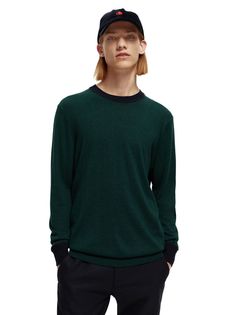 Джемпер мужской Scotch & Soda 169302/5201 зеленый L