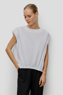 Блуза женская baon B1923010 белая 2XL