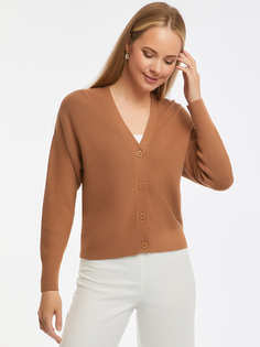 Кардиган женский oodji 63212609 бежевый M