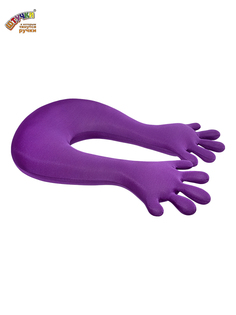 Дорожная подушка Штучки, к которым тянутся ручки Мужское плечо, фиолетовый
