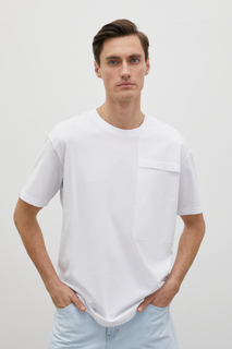 Футболка мужская Finn Flare FSD21019 белая XL