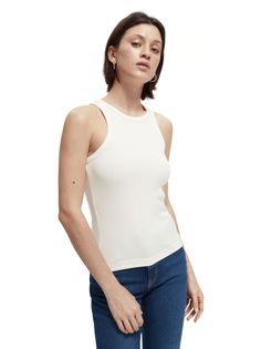 Майка женская Scotch & Soda 167910/0001 белая L