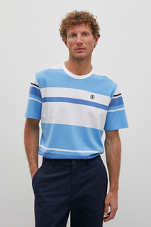 Футболка мужская Finn Flare FSD21067-2P синяя M