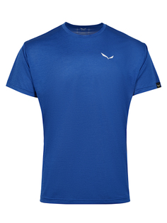 Футболка мужская Salewa Pedroc Dry M Hyb T-Shirt синяя XL