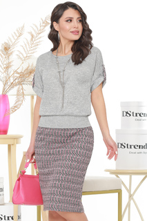 Костюм женский DSTrend Уникальный дуэт серый 50