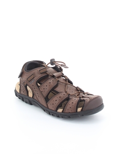 Сандалии мужские GEOX U6224B 0MEBC C0013 коричневые 43 RU