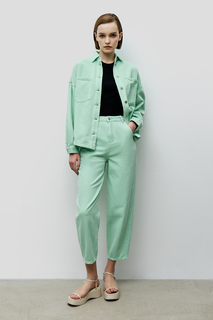 Джинсы женские Baon B3023011 зеленые 29