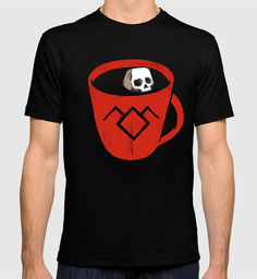 Футболка мужская DS Apparel Чашка Кофе Твин Пикс 999758-2 черная 3XL