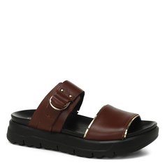 Шлепанцы женские GEOX D35SZC коричневые 36 EU