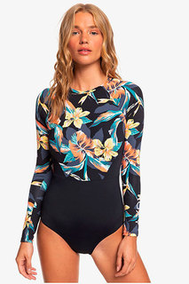 Купальник слитный женский Roxy UPF 50 разноцветный L