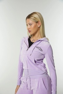 Толстовка женская Juicy Couture JCCA122001/160 фиолетовая 42 RU