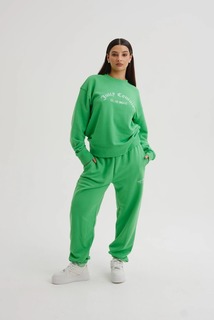 Свитшот женский Juicy Couture JCRJU123001/377 зеленый 46 RU