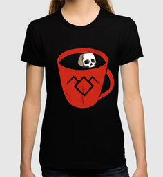 Футболка женская DS Apparel Чашка Кофе Твин Пикс 999758-1 черная S