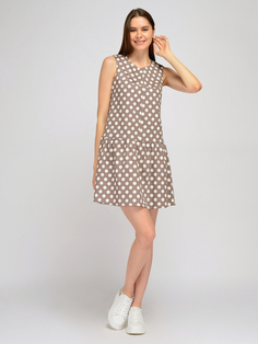 Платье женское Viserdi 1679 бежевое 48 RU