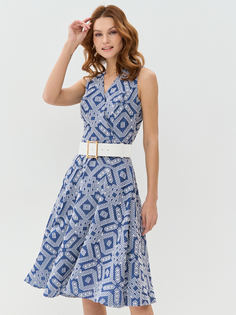 Платье женское VAY 5231-3762 синее 42 RU