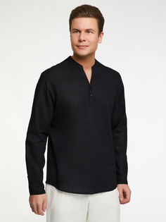 Рубашка мужская oodji 3B320002M-4 черная XL