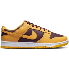 Кеды мужские Nike DUNK LOW RETRO желтые 43 EU