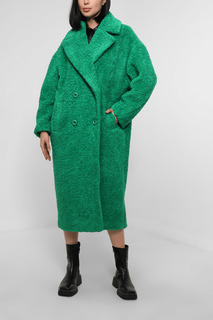 Шуба женская Belucci BL22096138-004 зеленая 48 RU