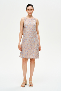 Платье женское Baon B4523070 бежевое 2XL