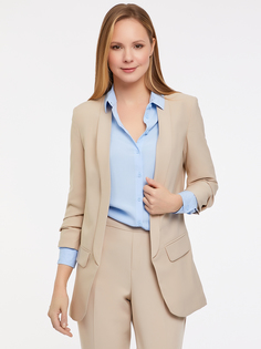 Жакет женский oodji 11207010-2B бежевый 42 EU