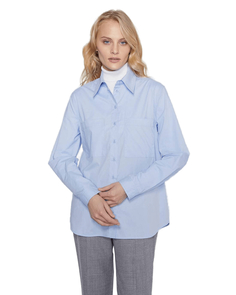 Блузка-рубашка I Am Studio для женщин, 01-150-331-620, M, голубая