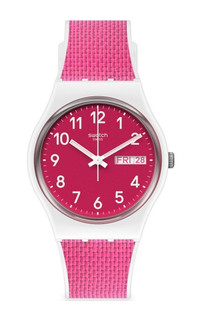 Наручные часы унисекс Swatch GW713 розовые