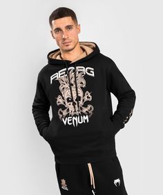 Худи мужское Venum Reorg Hoodies черное XL