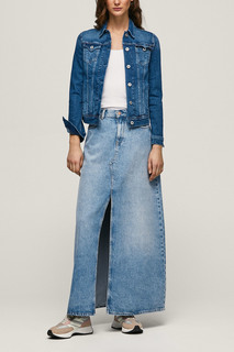 Джинсовая куртка женская Pepe Jeans London PL402011HQ0 синяя S